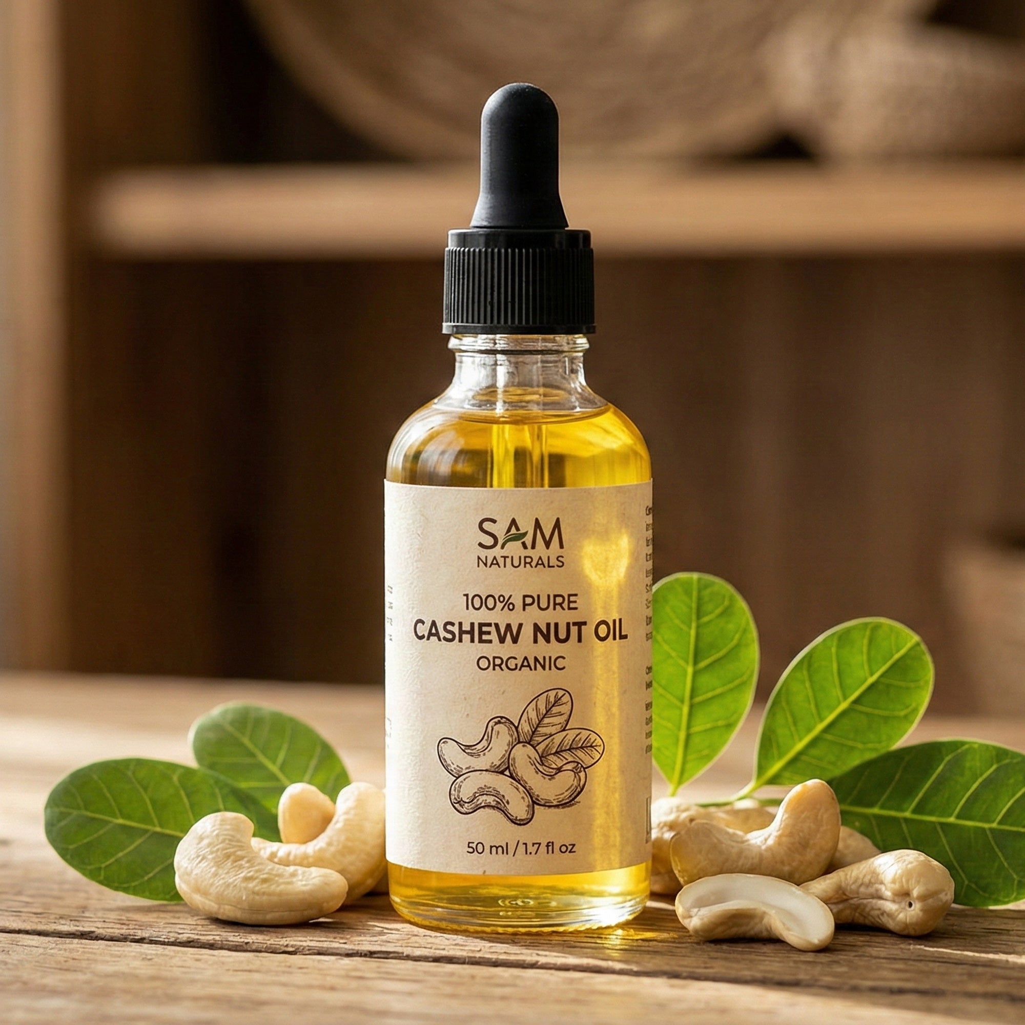 SAM Naturals Cold Pressed Cashew Nut Oil