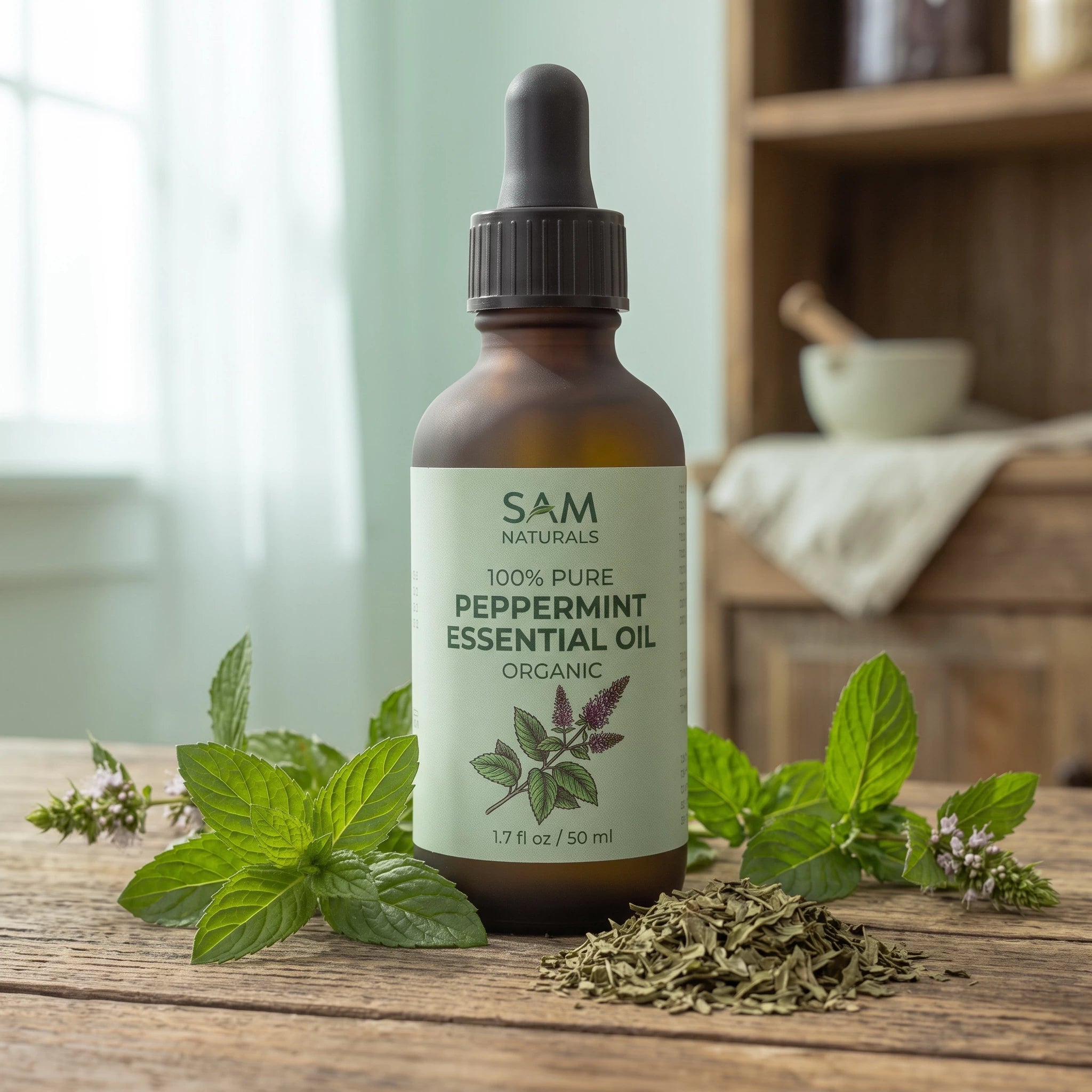 SAM Naturals Peppermint Essential Oil