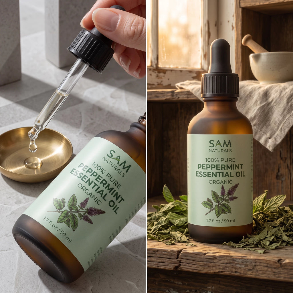 SAM Naturals Peppermint Essential Oil