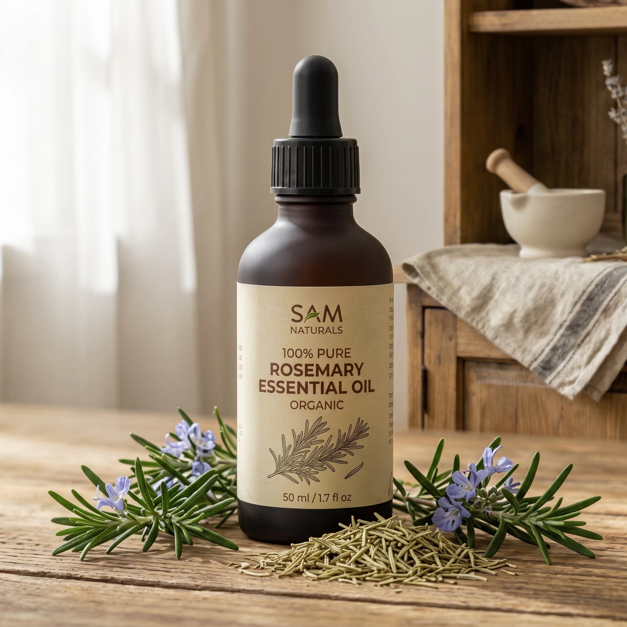SAM Naturals Rosemary Essential Oil